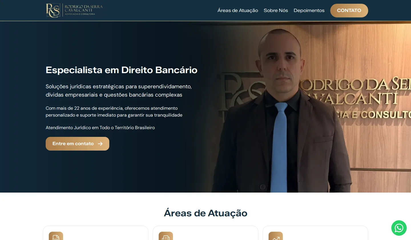 Site Rodrigo Cavalcanti – Especialista em Direito Bancário