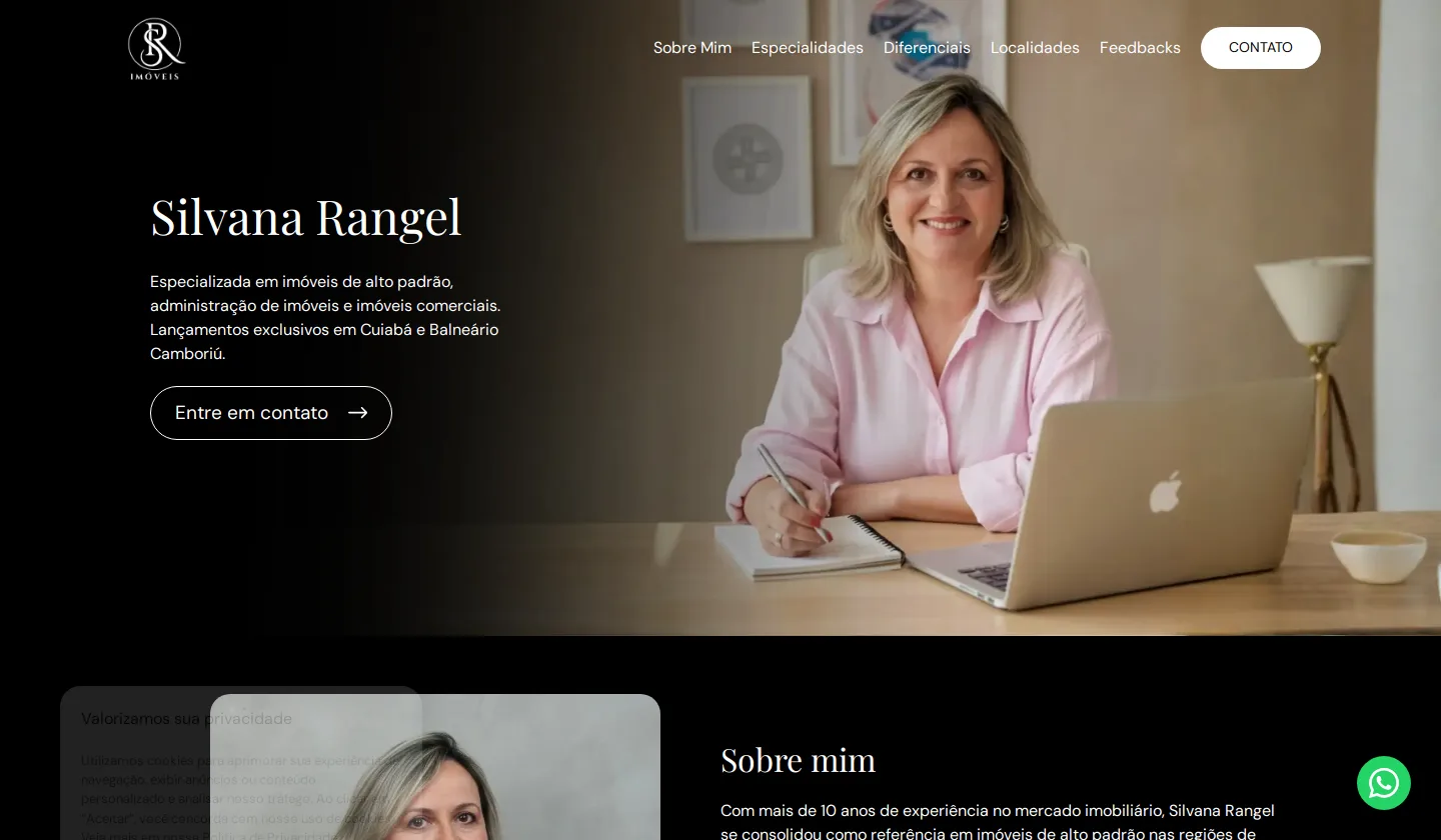 Site Silvana Rangel – Imóveis de Alto Padrão em Regiões Estratégicas