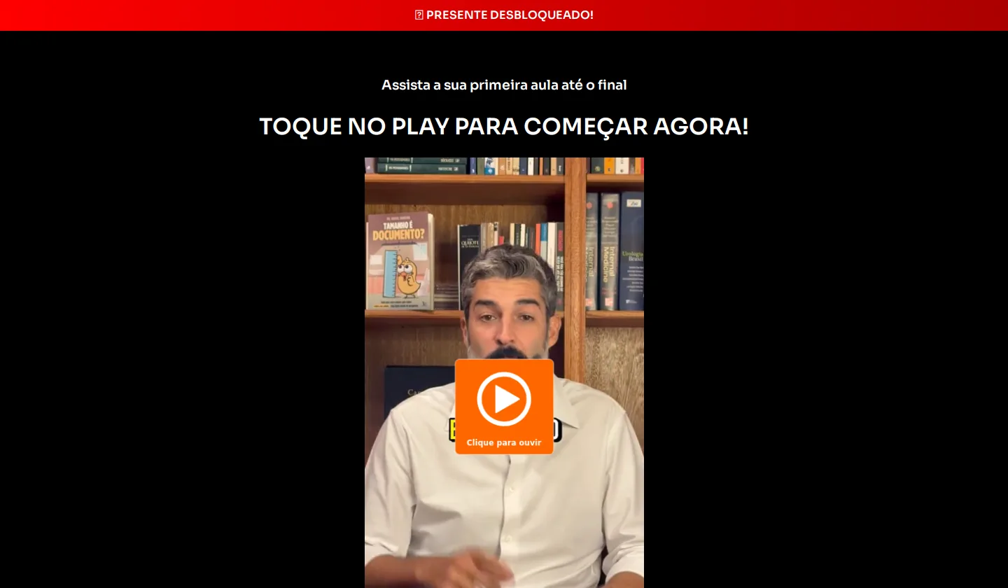 Upsell Homem de Aço – Oferta Complementar com Vídeo
