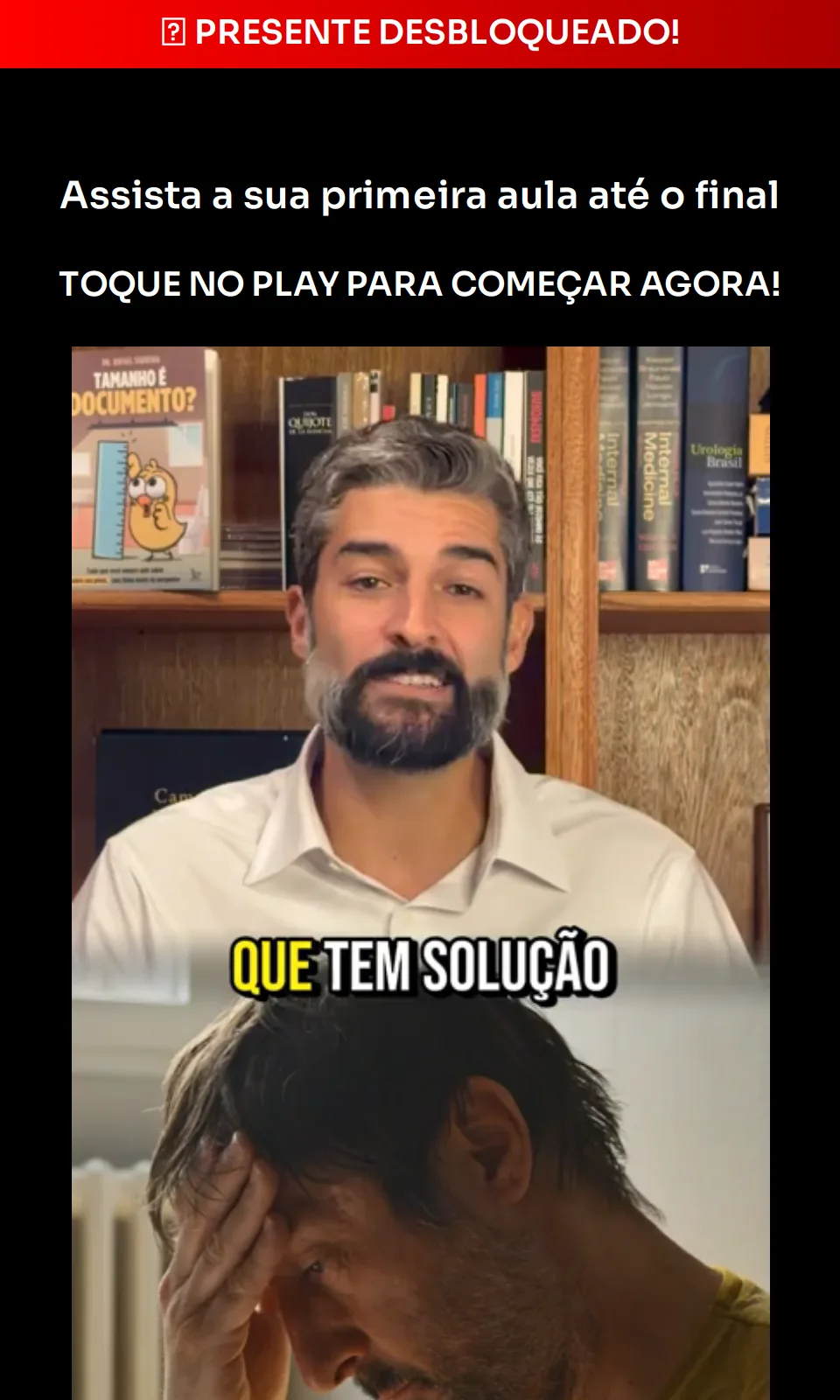 Upsell Homem de Aço – Oferta Complementar com Vídeo: versão mobile